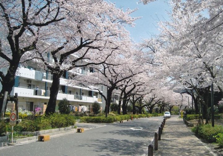 URグリーンタウン美住一番街の地図