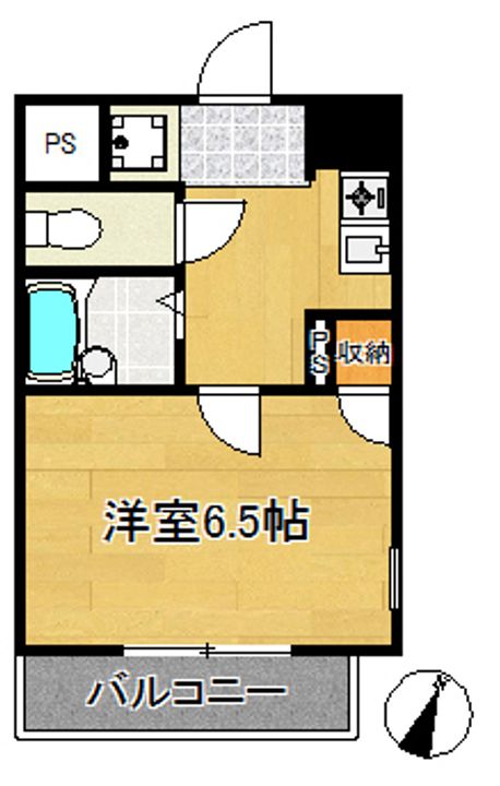 神奈川県川崎市中原区下沼部(マンション)の賃貸物件の間取り