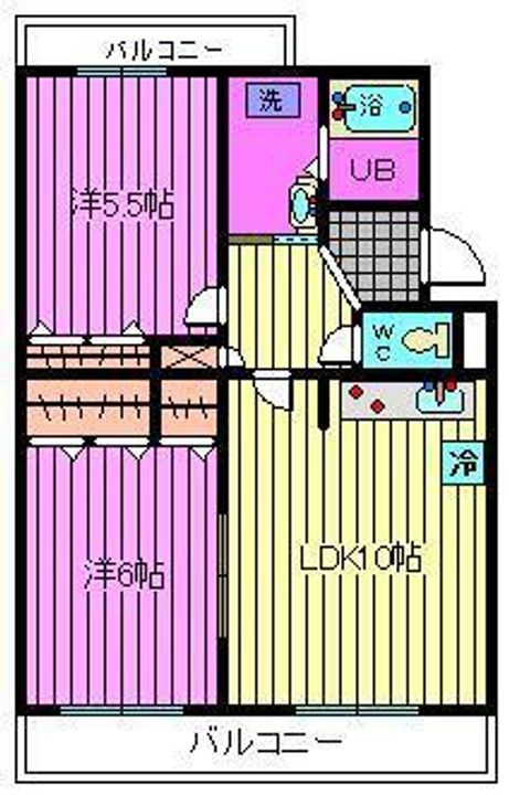 埼玉県さいたま市緑区原山2(マンション)の賃貸物件の間取り
