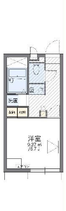 レオパレスデイジー上並榎の間取り