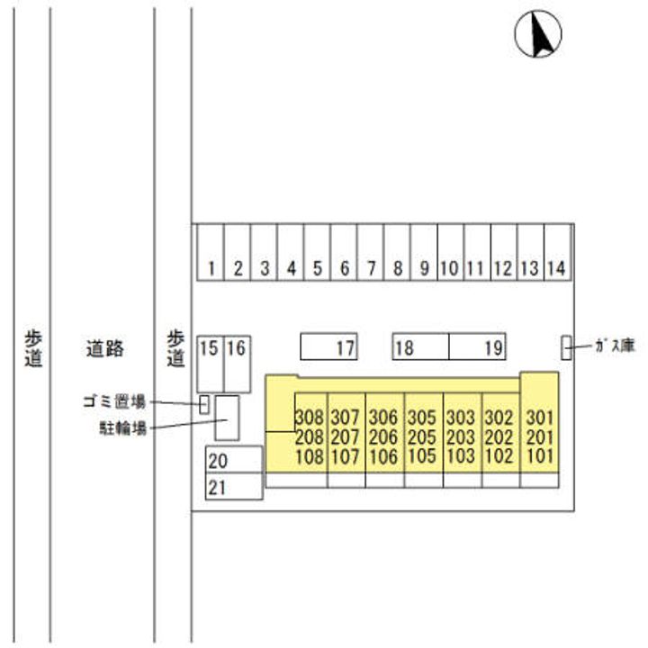 群馬県太田市南矢島町(アパート)の賃貸物件のその他画像