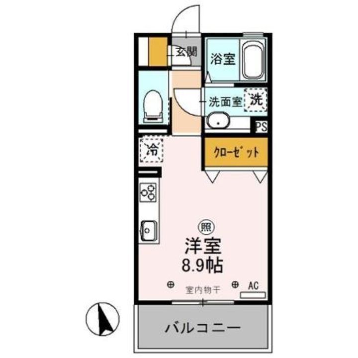 群馬県太田市南矢島町(アパート)の賃貸物件の間取り