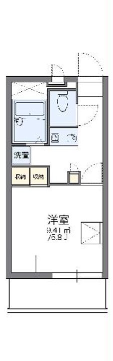 レオパレスMARUTAKAの間取り