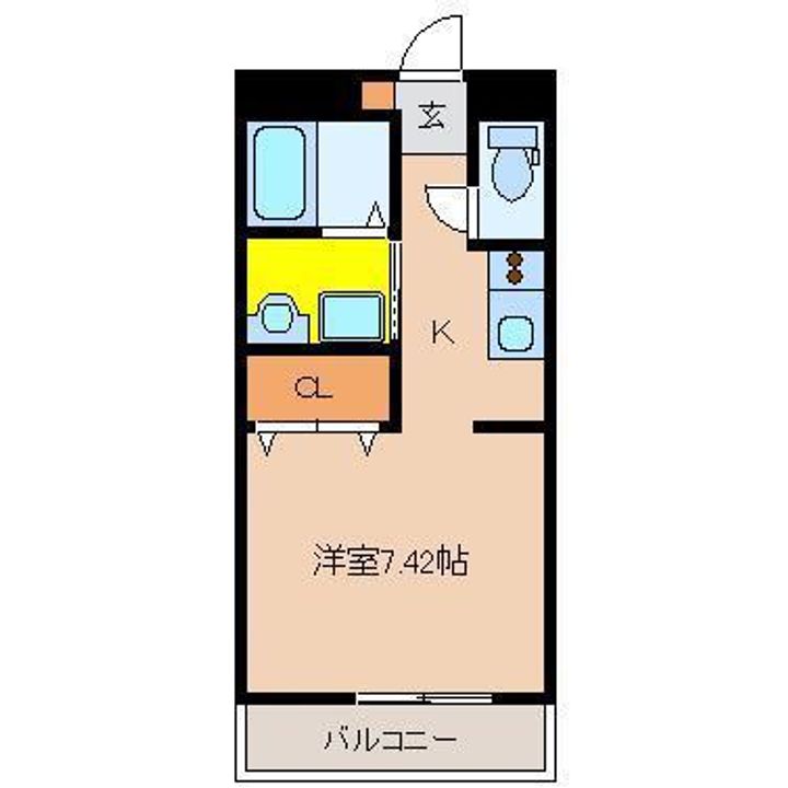 アルテマイスター橘通りの間取り