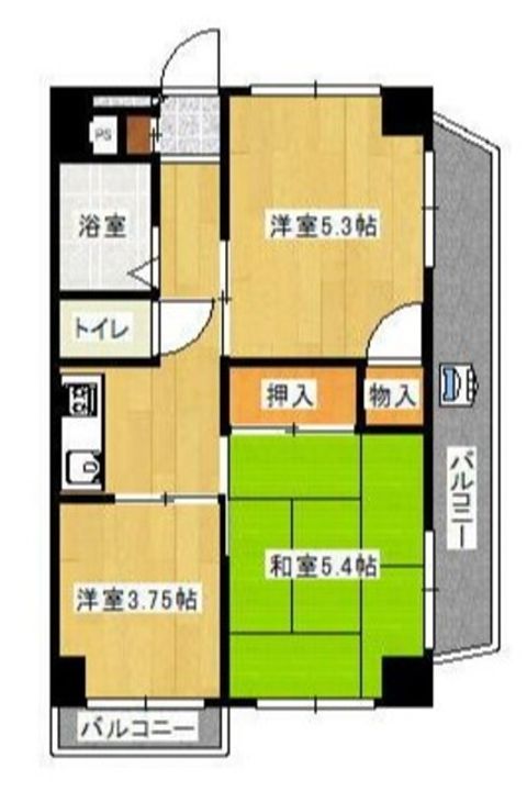 北品川ダイヤモンドパレスの間取り