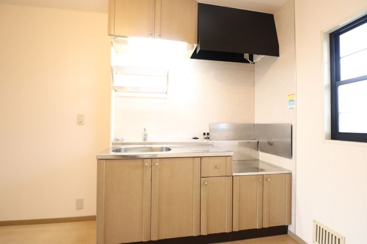 福岡県北九州市八幡西区木屋瀬4(アパート)の賃貸物件のキッチン