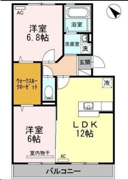 ブルースカイの間取り