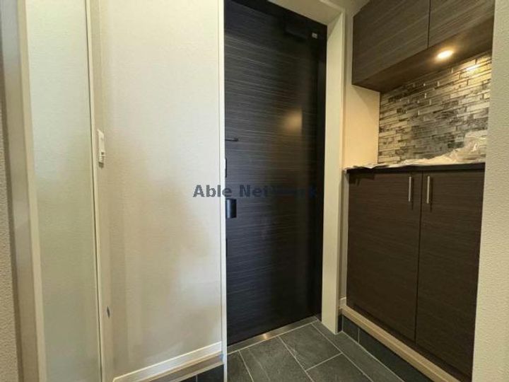 シャーメゾン大垣郭町の玄関