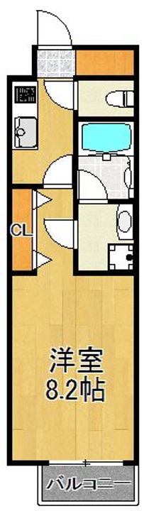 神奈川県川崎市幸区神明町2(マンション)の賃貸物件の間取り
