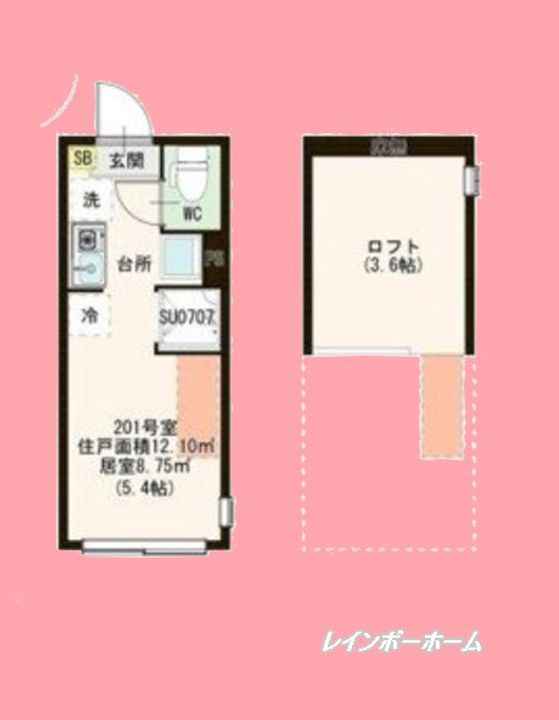 東京都墨田区墨田5(アパート)の賃貸物件の間取り