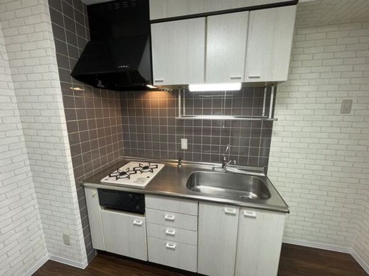 北海道札幌市中央区南十三条西1(マンション)の賃貸物件のキッチン