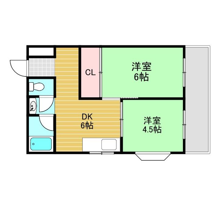 シャンボール淀川の間取り