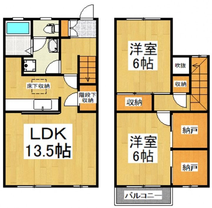 埼玉県新座市新堀1(一戸建)の賃貸物件の間取り
