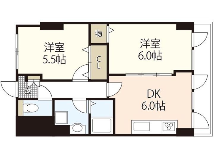 ヒロシマKSビルの間取り