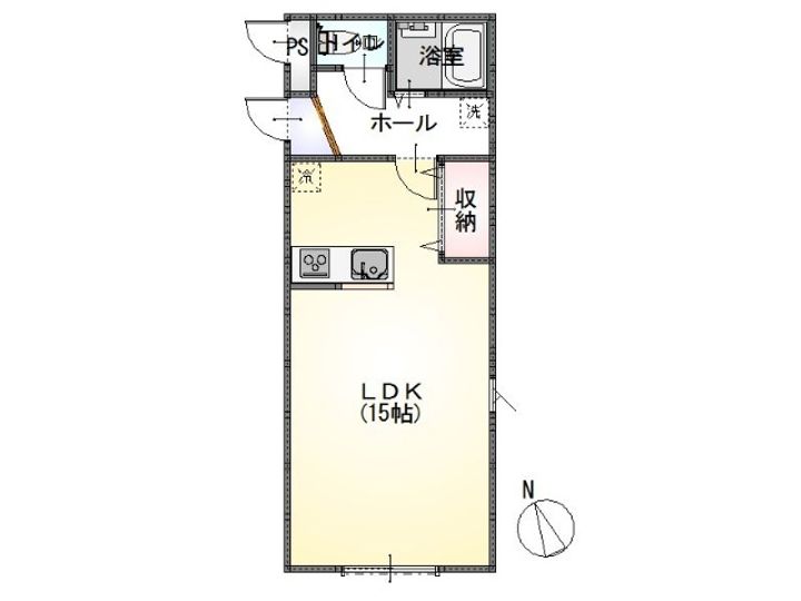 ラフィネ千秋城下町の間取り