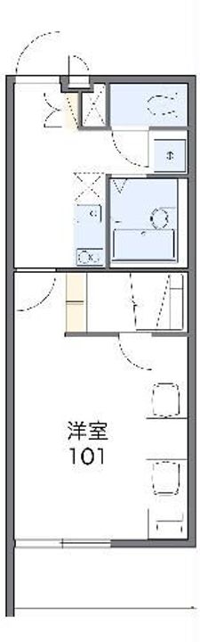 レオパレスアイあいビレッジの間取り