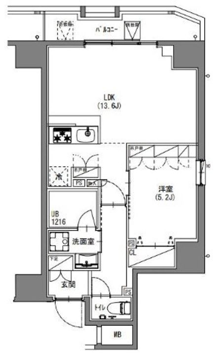 S-RESIDENCE新宿御苑の間取り
