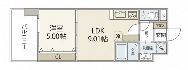 Istyle三篠の間取り