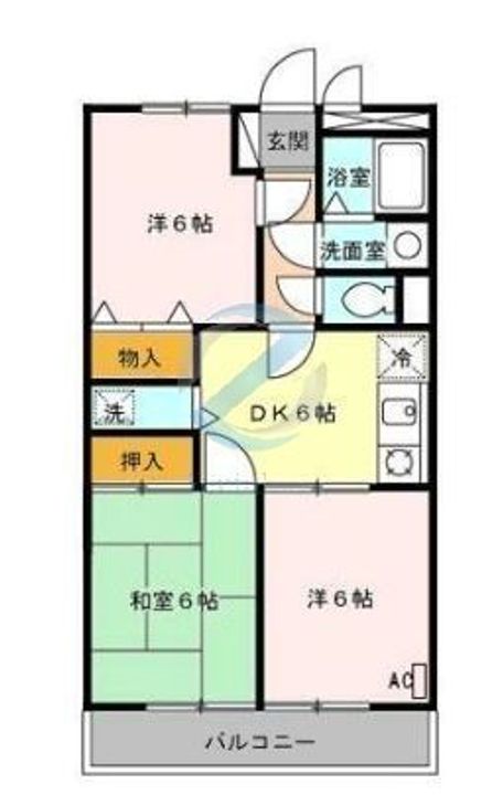 東京都江戸川区東葛西8(マンション)の賃貸物件の間取り