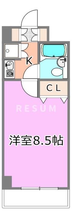 千葉県千葉市中央区祐光2(マンション)の賃貸物件の間取り
