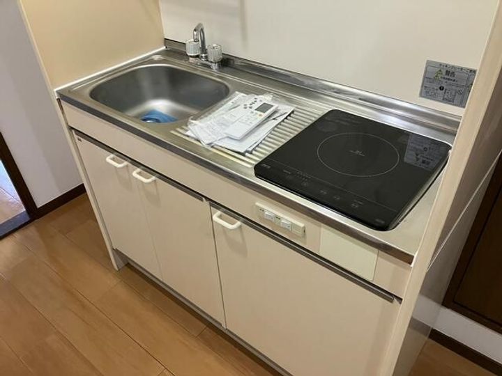 神奈川県厚木市元町(マンション)の賃貸物件のキッチン