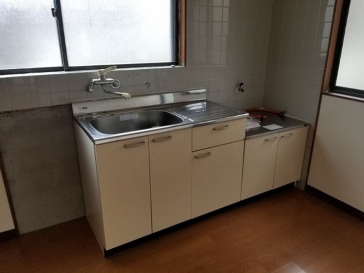 岡山県岡山市南区福富西3(一戸建)の賃貸物件のキッチン