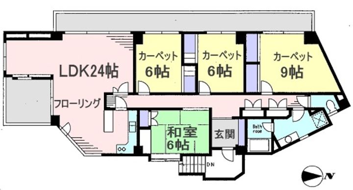 高輪パシフィックハウスの間取り