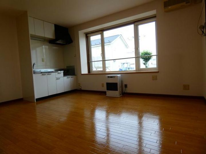 コーポビューの居間