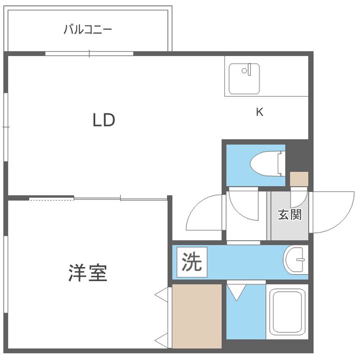NFPガーデン 月寒西の間取り