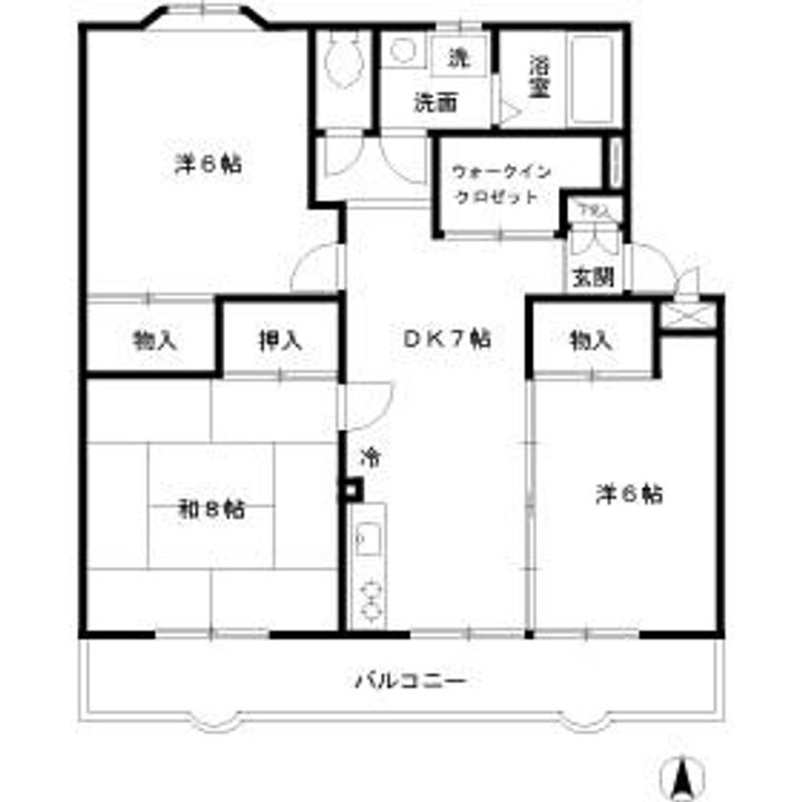 エスポワールいずみの間取り
