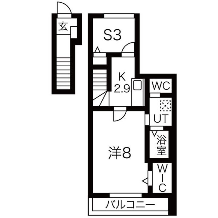 グリシーヌの間取り