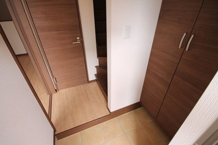 茨城県かすみがうら市宍倉(一戸建)の賃貸物件の玄関