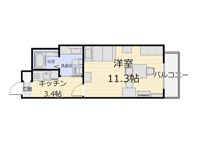 ウィローズクラブの間取り