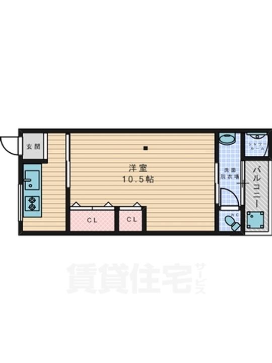 コンフォート磯島(旧コンフォールハイツ御殿山)の間取り