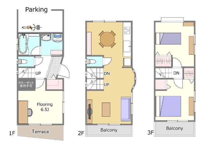 東京都世田谷区代田5(一戸建)の賃貸物件の間取り