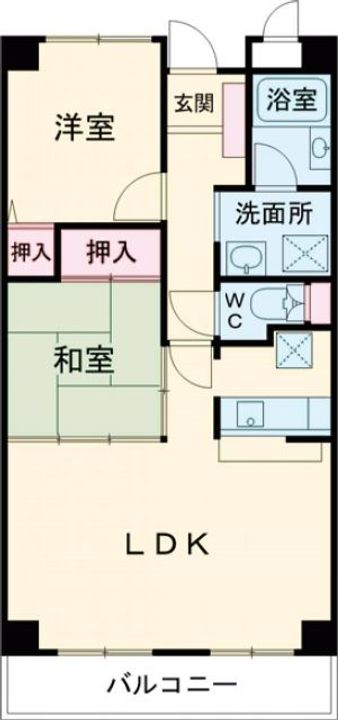 ヌーベ・ゆらのの間取り