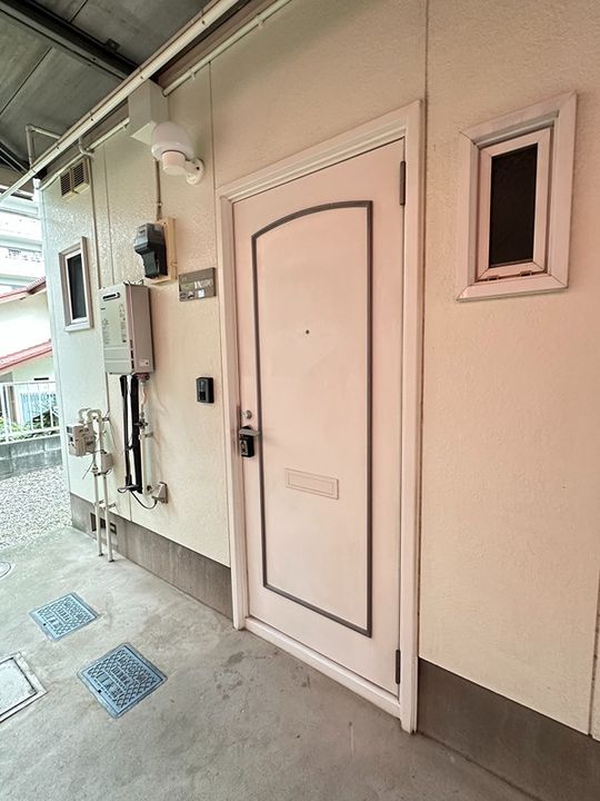 千葉県松戸市小金きよしケ丘2(アパート)の賃貸物件の玄関