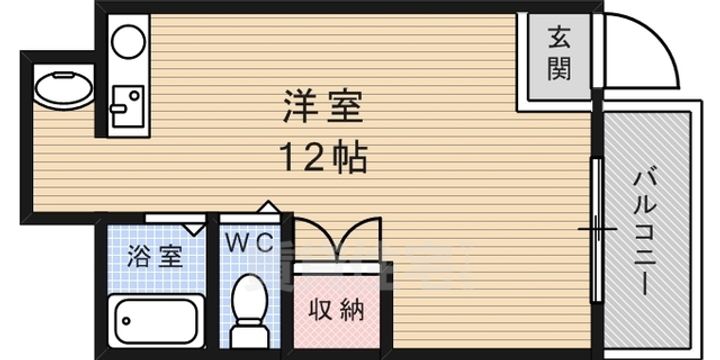 コリーヌ六甲の間取り