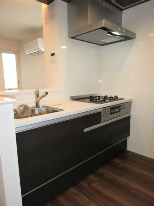 広島県広島市中区江波二本松2(アパート)の賃貸物件のキッチン