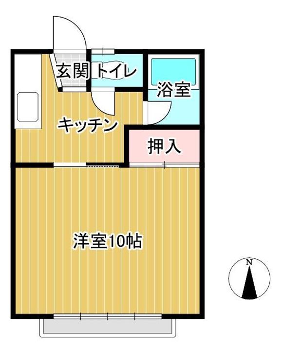 ハイツイーハトーブIIの間取り