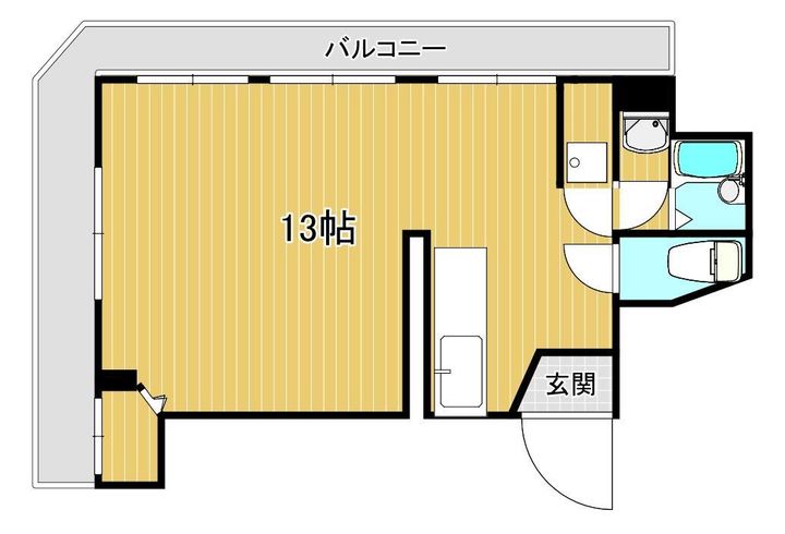 Park Court Tosiyaの間取り
