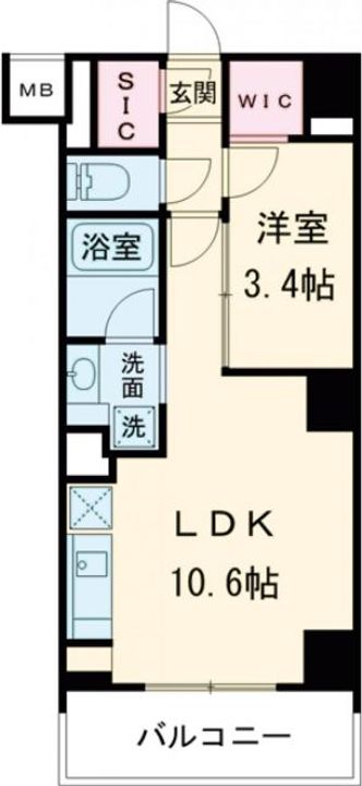 デュオフラッツ篠崎の間取り