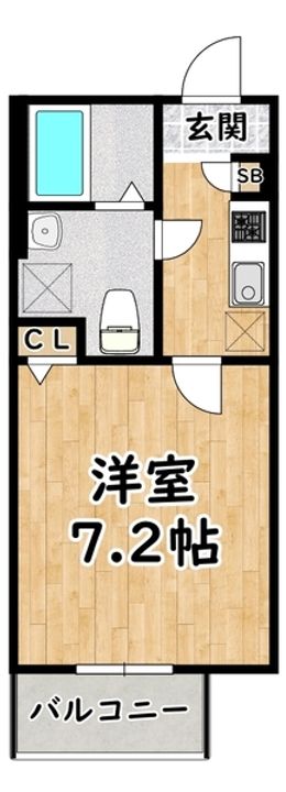CRASTINE姫島の間取り