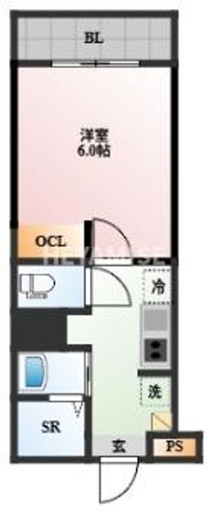 デ・クメール寺町通りの間取り