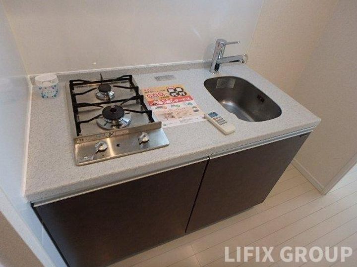 東京都台東区日本堤2(マンション)の賃貸物件のキッチン