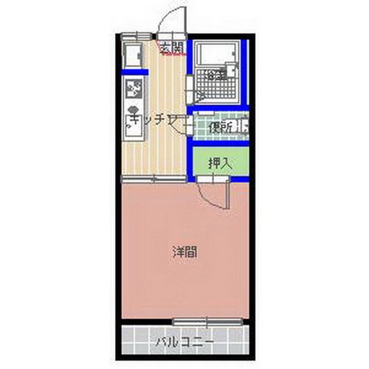 メゾンド鶴の間取り