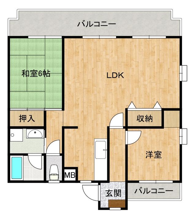 ロイヤルシャトーサンヨーの間取り