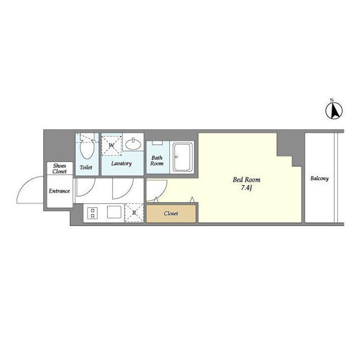 BLAU南池袋の間取り