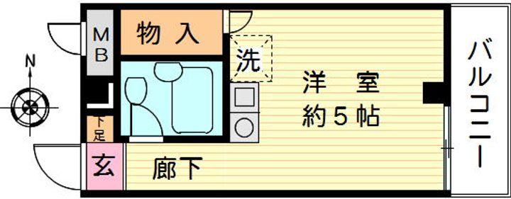 メコルト大倉山の間取り