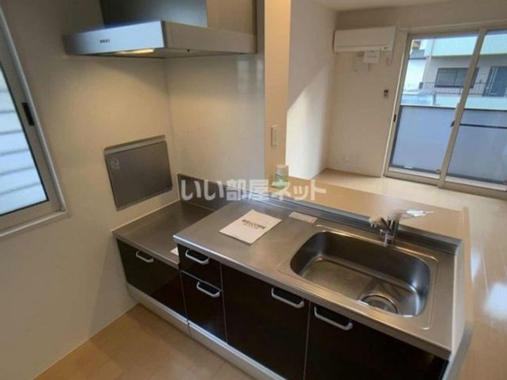 栃木県宇都宮市御幸本町(アパート)の賃貸物件のキッチン